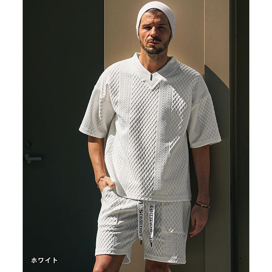 SOMEDIFF（サムディフ） セットアップ メンズ 上下セット ハーフパンツ