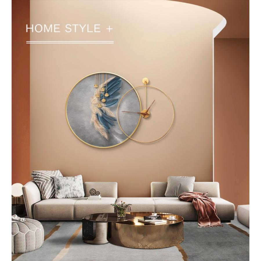 壁掛け時計 絵 アート モダン デザイン シンプル リビング ショップ
