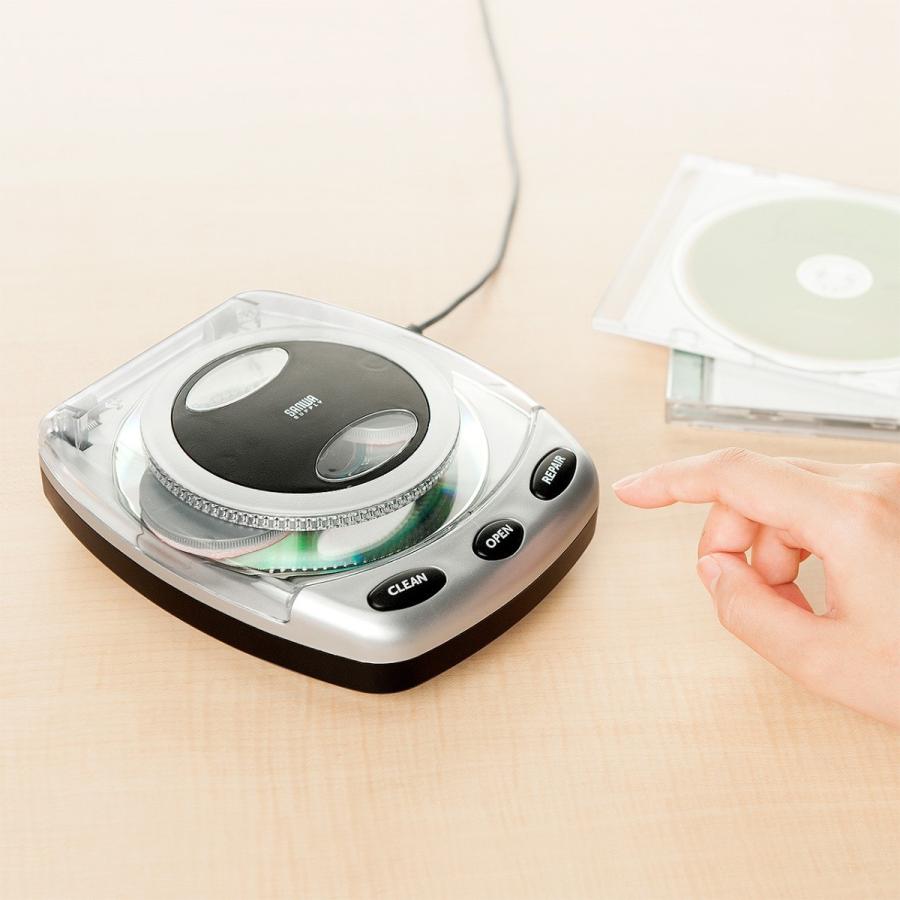 SANWA SUPPLY（サンワサプライ） 自動ディスク修復機 研磨タイプ 電動