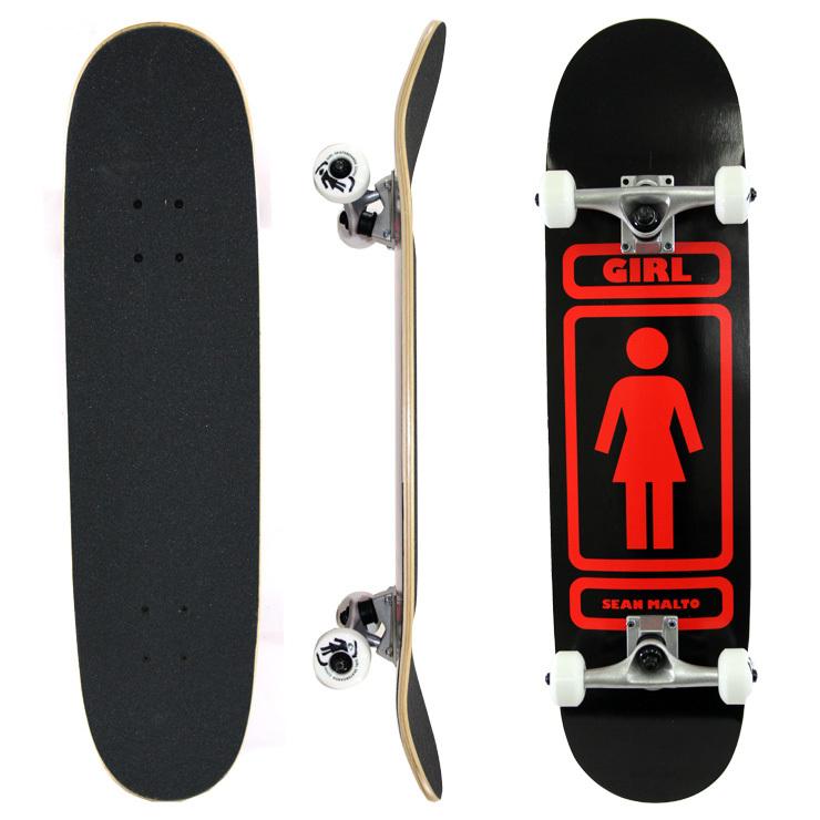 スケボー コンプリート ガール GIRL SEAN MALTO BLK DECK サイズ 7.75