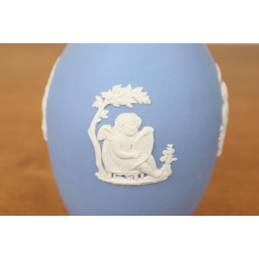 WEDGWOOD（ウェッジウッド） ジャスパー 花瓶 ペールブルー フラワー