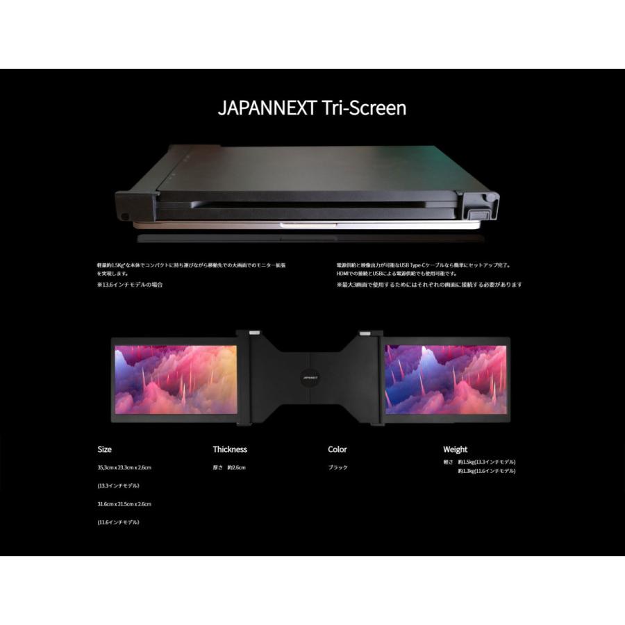 JAPANNEXT（ジャパンネクスト） ワイド20型以下 JAPANNEXT JN-TRI