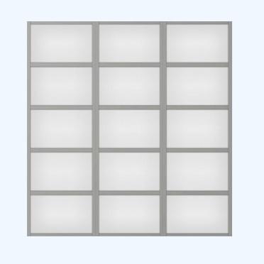 LIXIL（リクシル） 室内用窓ラシッサS デコマド FIX窓・突出し窓 3列