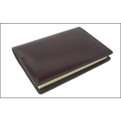 Brelio 本革ブックカバー ティストフルコードバン ブックカバー 文庫