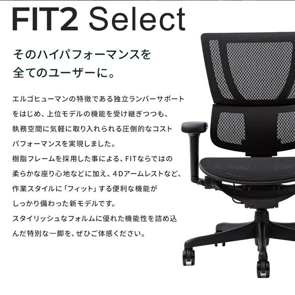 エルゴヒューマン（Ergohuman） フィット2 セレクト ( Ergohuman FIT2