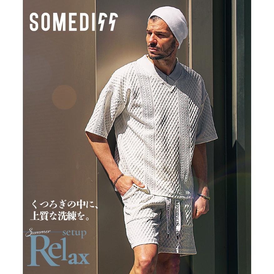 SOMEDIFF（サムディフ） セットアップ メンズ 上下セット ハーフパンツ