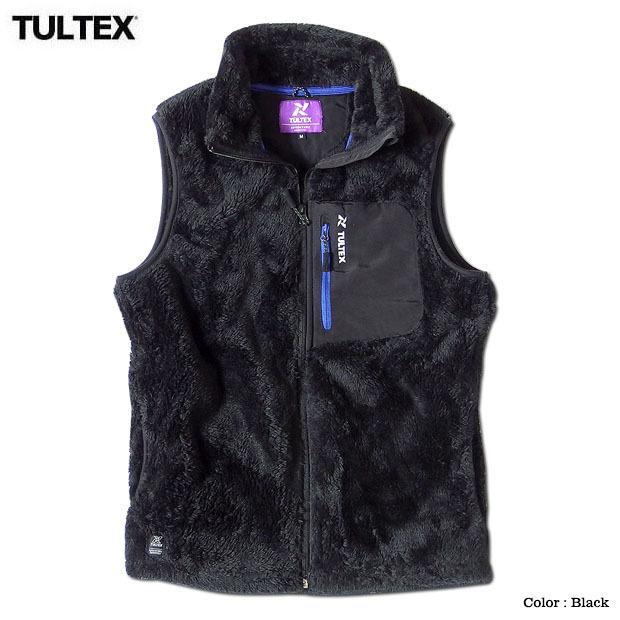 TULTEX（タルテックス） ボア フリース ベスト メンズ 暖かい ポケット
