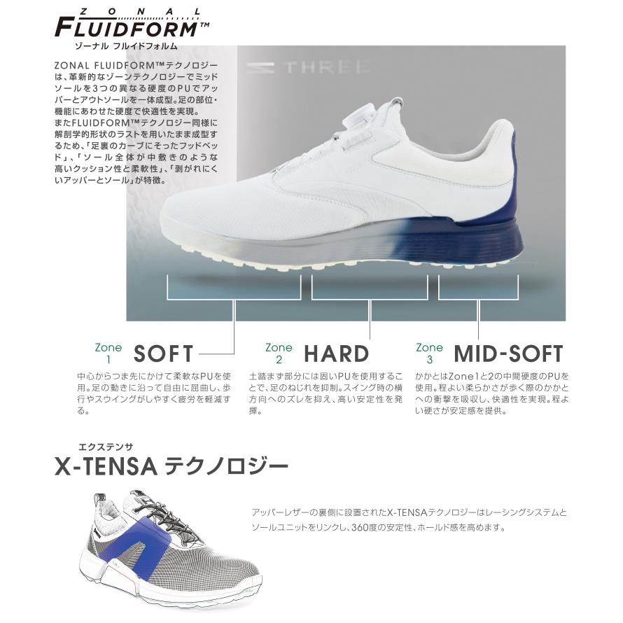 ecco（エコー） 日本正規品 S-THREE レース エススリー レディスモデル