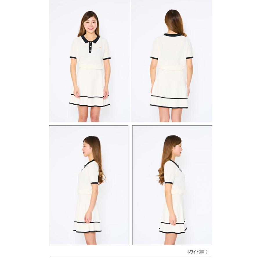 MUスポーツ ミエコ ウエサコ 半袖ニットワンピ オーガニックコットン