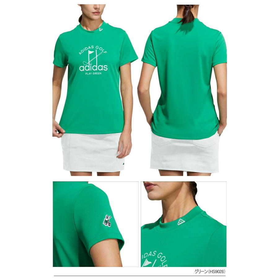 adidas（アディダス） ゴルフ PLAY GREEN グラフィック 半袖モック