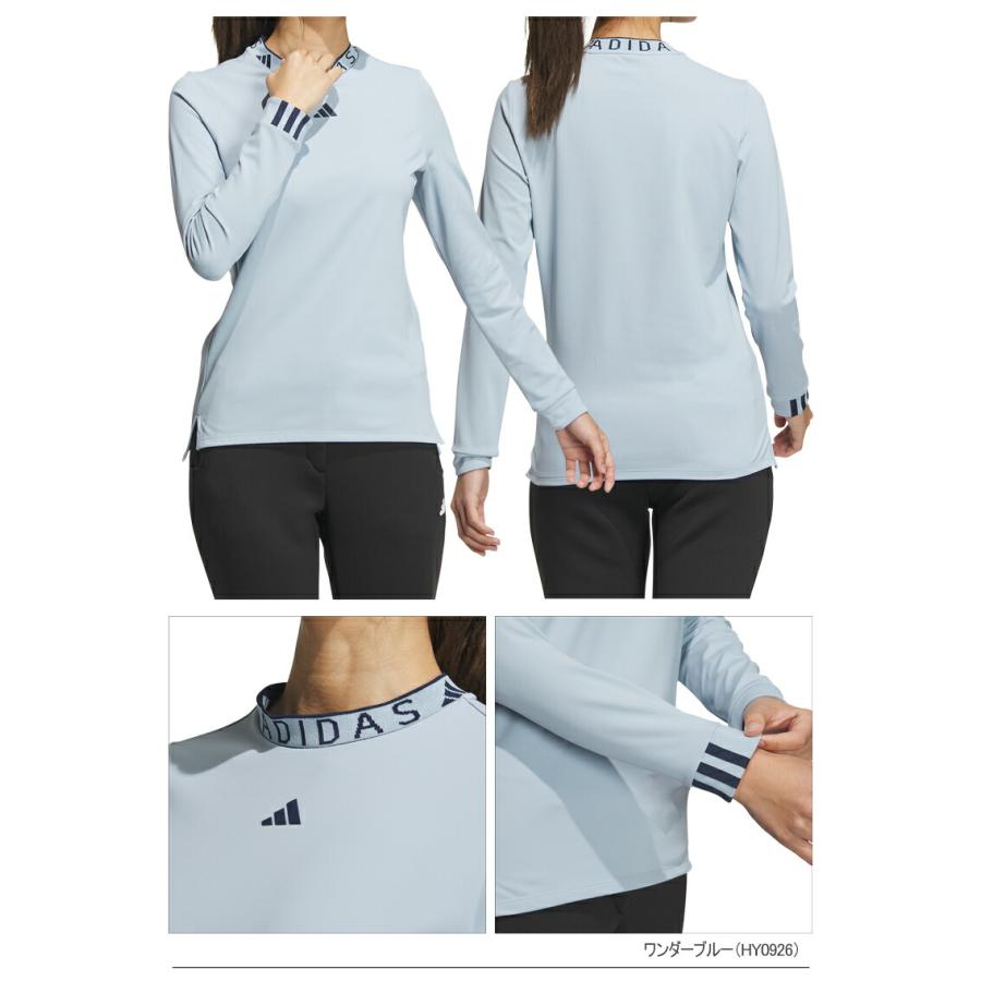 adidas（アディダス） ゴルフ COLD. RDY ジャカード モックネック L/S