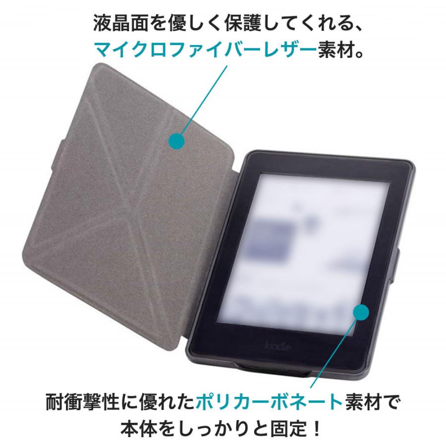 ボーナスストア対象 スタンド機能付き kindle paperwhite ケース 横