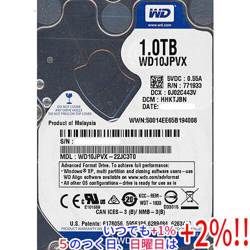 Western Digital（ウエスタンデジタル） ノート用HDD 2.5inch WD10JPVX