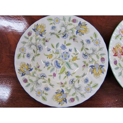 MINTON（ミントン） 英国製 ハドンホール ブルー 21cmプレート 深型