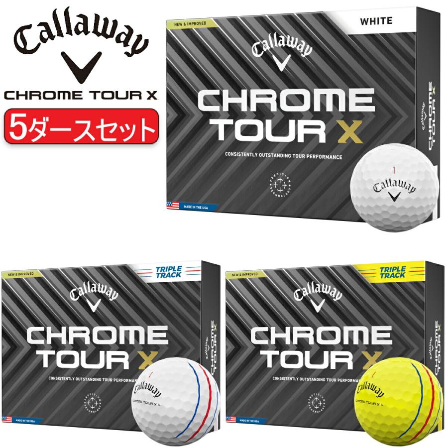Callaway（キャロウェイ） クロム ツアー エックス ゴルフボール 5