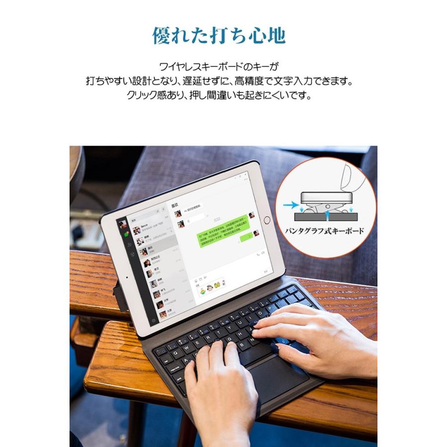 iPad ケース キーボード 9.7インチ Bluetooth iPadキーボード ダッチ