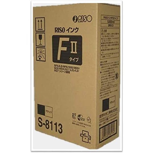 新品 メーカー 純正 理想科学工業 RISO インク Fタイプ ブラック S