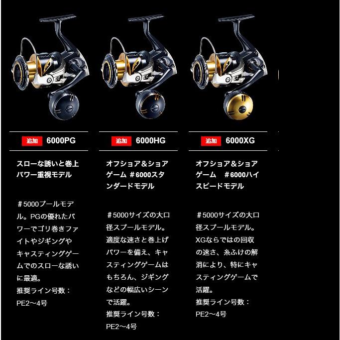 シマノ（SHIMANO） 20 ステラSW 6000XG (2020年追加モデル) スピニング