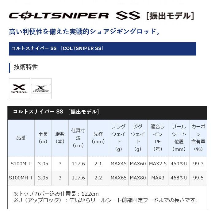 シマノ（SHIMANO） コルトスナイパー SS S100M-T (2021年モデル