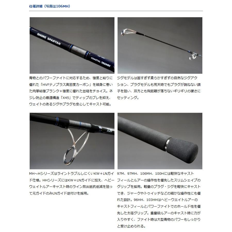 DAIWA（ダイワ） 【取り寄せ商品】 ショアスパルタン コースタル(106MH