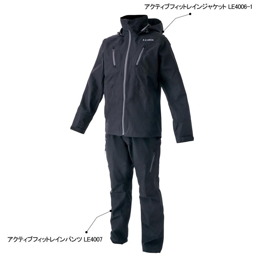 LUXXE がまかつ/ラグゼ アクティブ フィットレインジャケット LE-4006