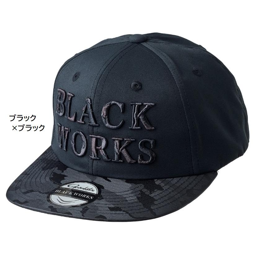 Gamakatsu（がまかつ） フラットブリムキャップ(BLACK WORKS) GM-9895