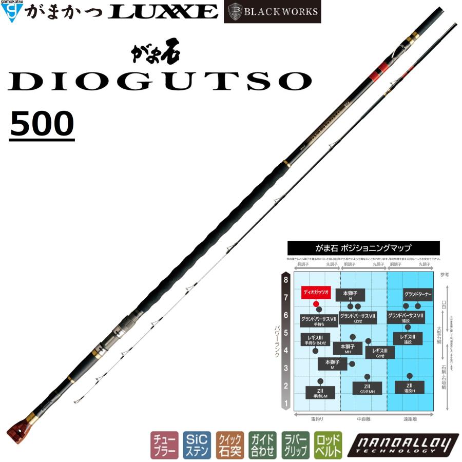 Gamakatsu（がまかつ） がま石 ディオガッツオ 500 5.0m 21119 磯竿