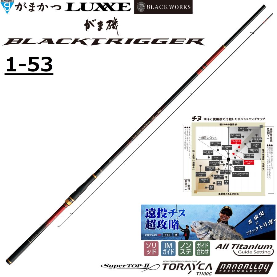 Gamakatsu（がまかつ） (送料無料)がまかつ/Gamakatsu がま磯 ブラック