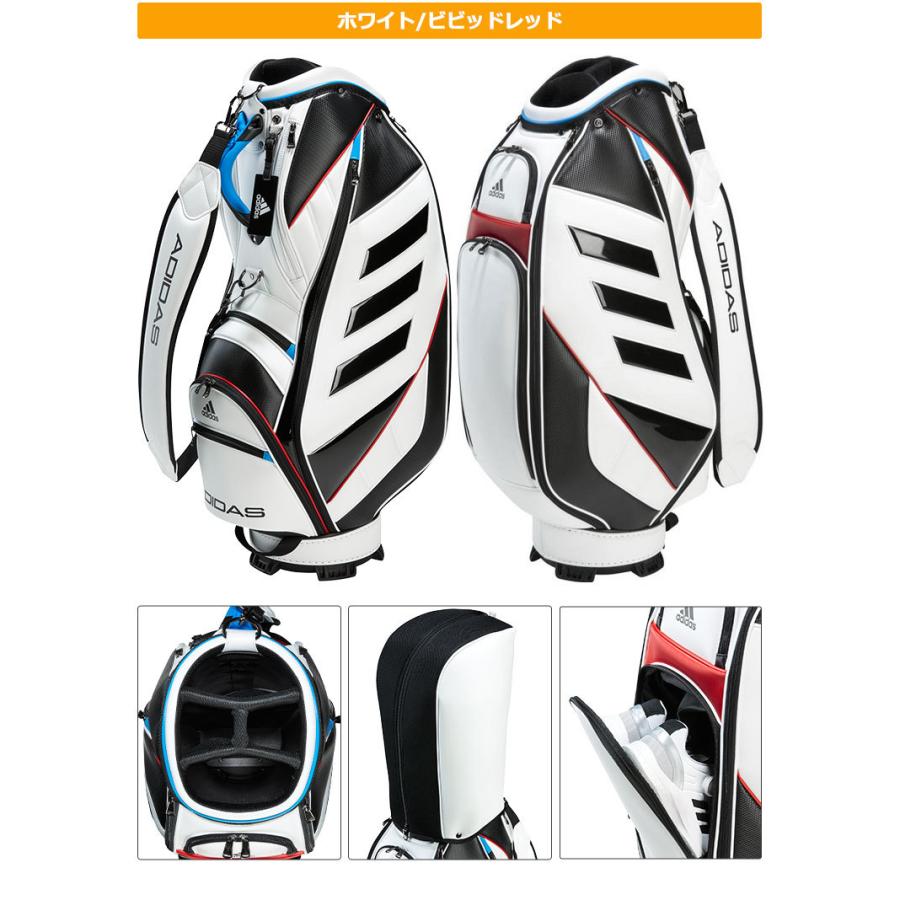 adidas（アディダス） ゴルフ DI849 スリーバー キャディバッグ [9.5型