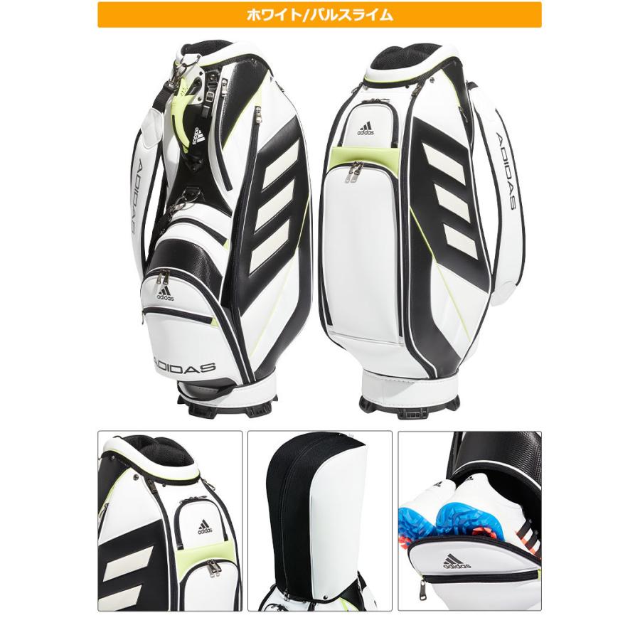 adidas（アディダス） ゴルフ DI849 スリーバー キャディバッグ [9.5型