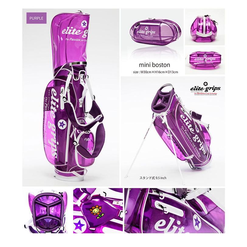 エリートグリップ ゴルフ elitegrips クリアキャディバッグ&ミニ