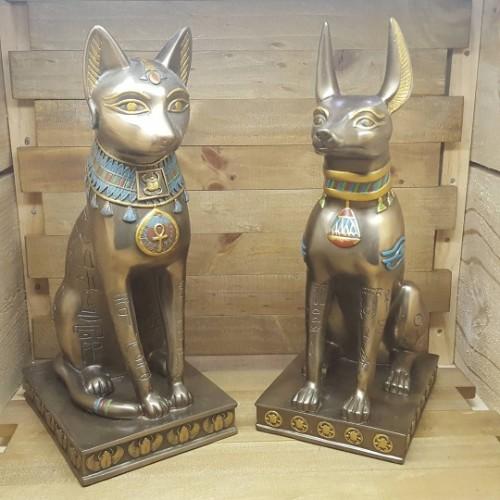 エジプト神話 アヌビス神 ブロンズ像 動物型 置物 古代エジプト