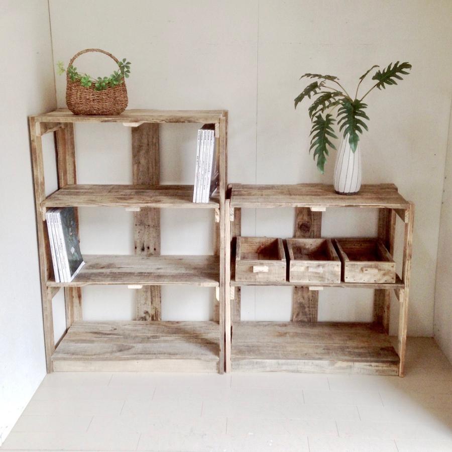 シェルフ 木製 棚 2段 オープンシェルフ キッチン収納 飾り棚