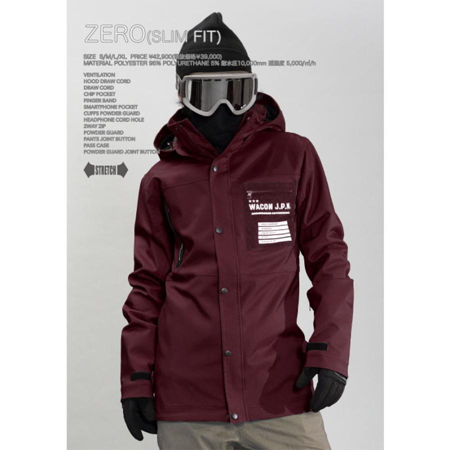 25-26 WACON ウェア ジャケット ワコン スノーボード メンズ ZERO