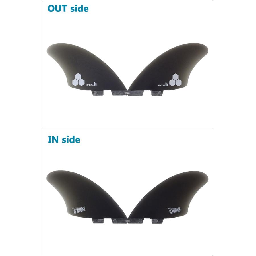 FCS FCS2 サーフボード フィン CI KEEL TWIN FIN PG チャンネル