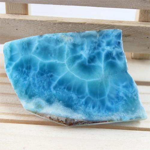 希少激レア品 ドミニカ産 ラリマー スライス 原石〔Z3-1-60