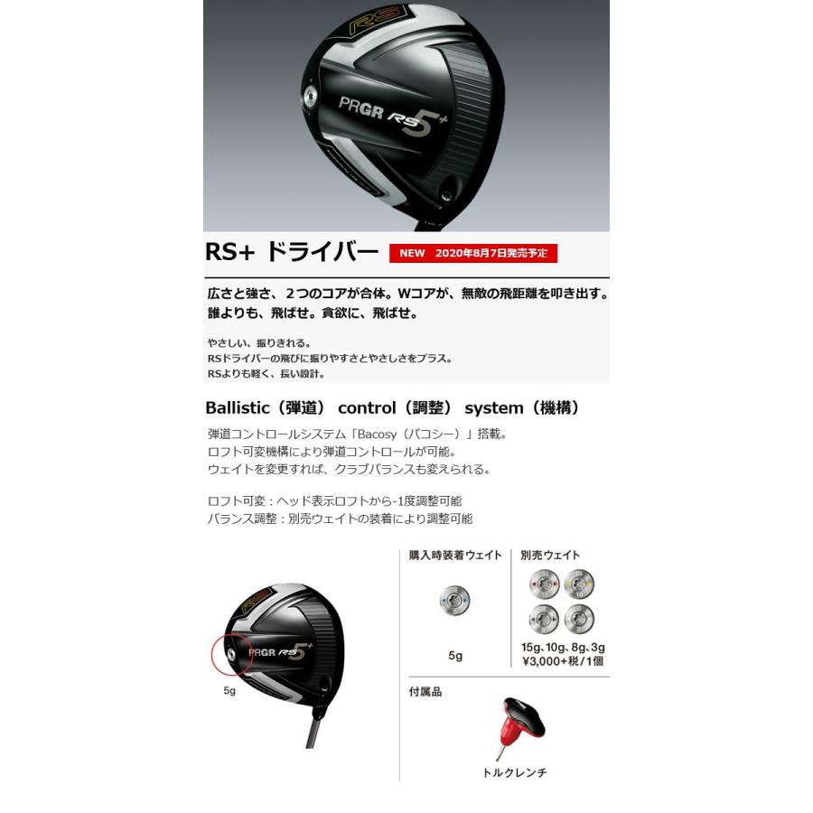 PRGR（プロギア） RS5(アールエス5) RS/RS F/RS+ ドライバー