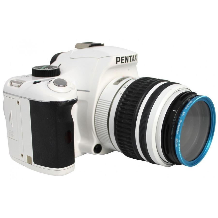 フィルター径:52mm UVフィルター 青 枠 ブルー カメラレンズ保護