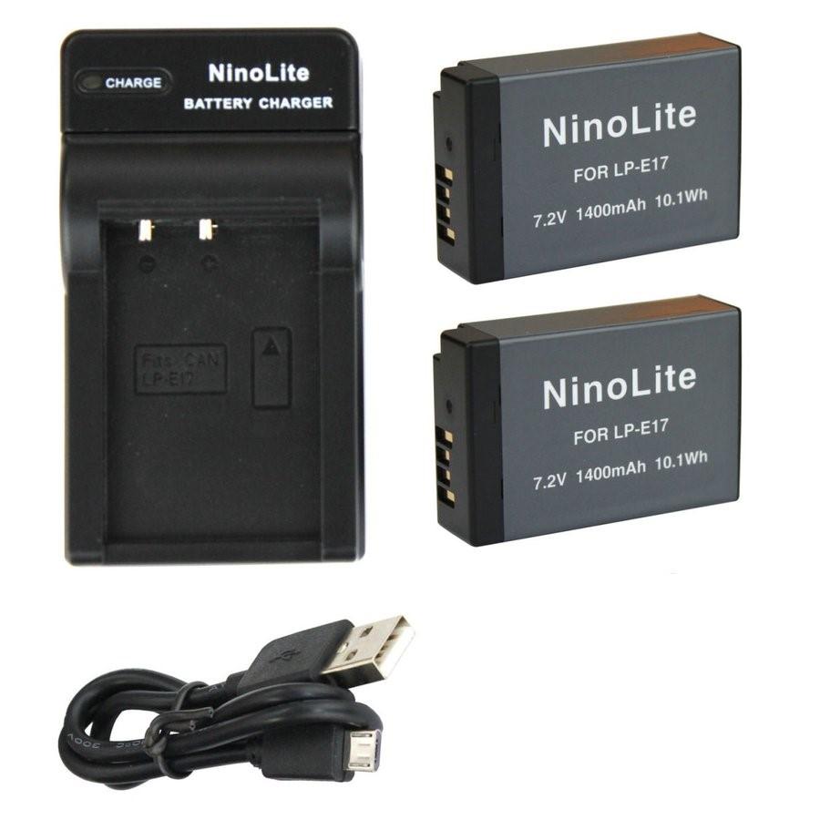 USB充電器 と バッテリー2個セット DC163 Canon キヤノン LP-E17 互換