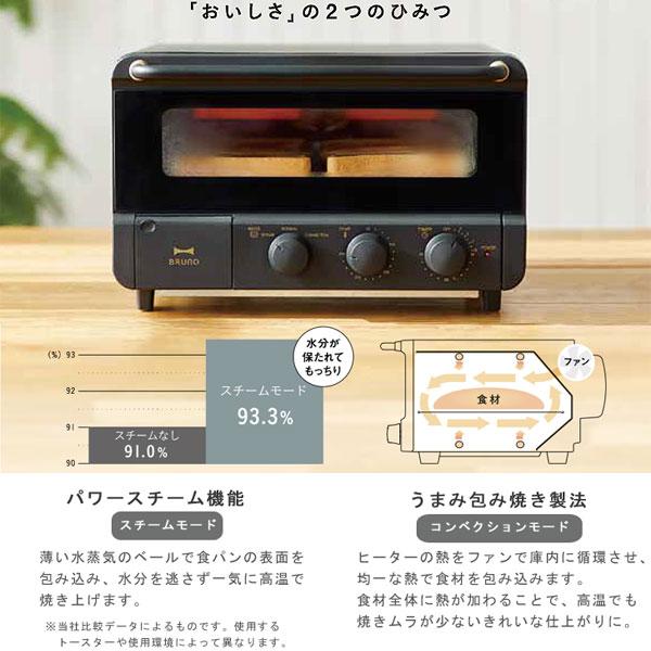 BRUNO（ブルーノ） スチーム＆ベイクドトースター（オーブントースター