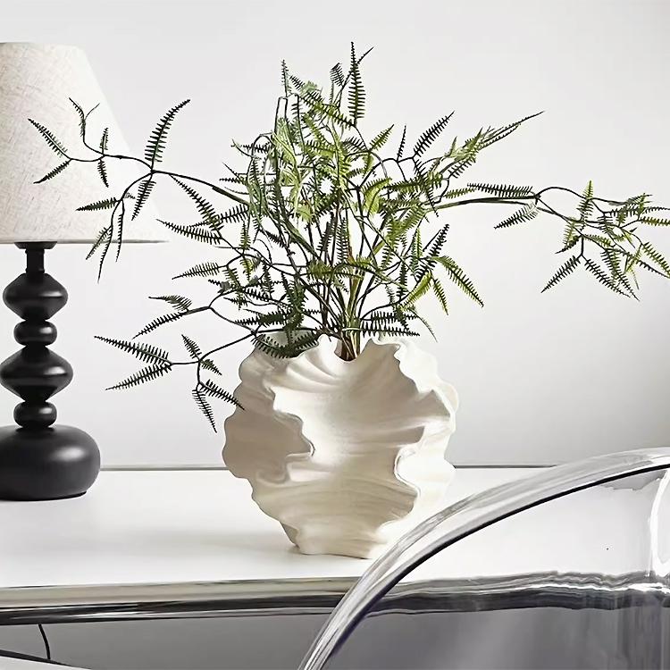 オブジェ 置物 花瓶 フラワーベース いびつ 一輪挿し フラワーアレンジ