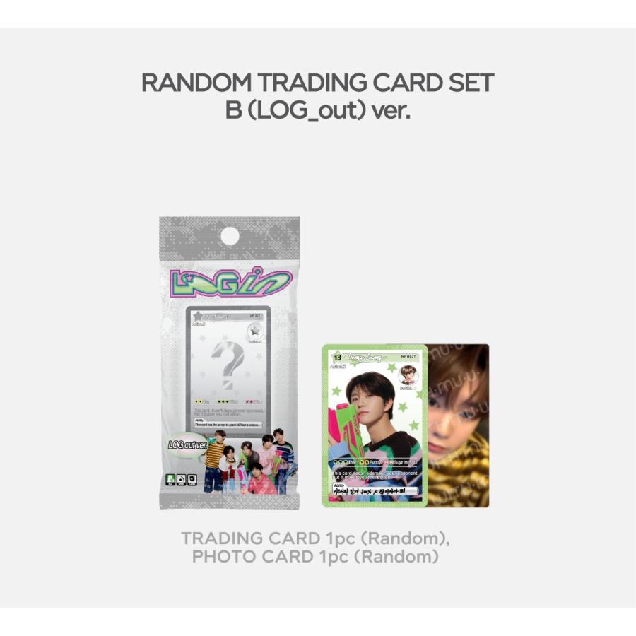 NCT WISH - シルバー RANDOM TRADING CARD (LOG out ver.) / 2025 ASIA