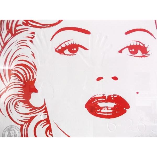 マリリン・モンロー 手形足型入り 立体版画 シルクスクリーン