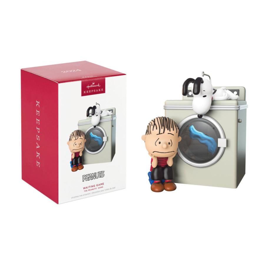 ホールマーク 2024 オーナメント ピーナッツ ライナス 洗濯機 ライト