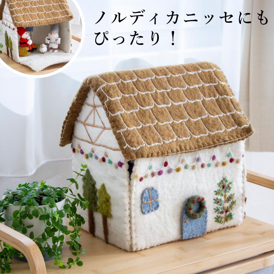 ミニチュア ドールハウス ガーランドライト 家 ミニチュアハウス