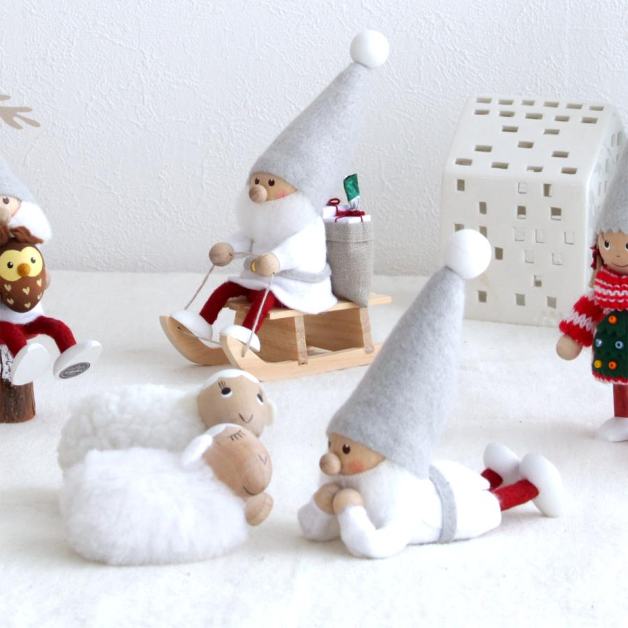今季完売】ノルディカニッセ 寝転がるサンタ サイレントナイトシリーズ