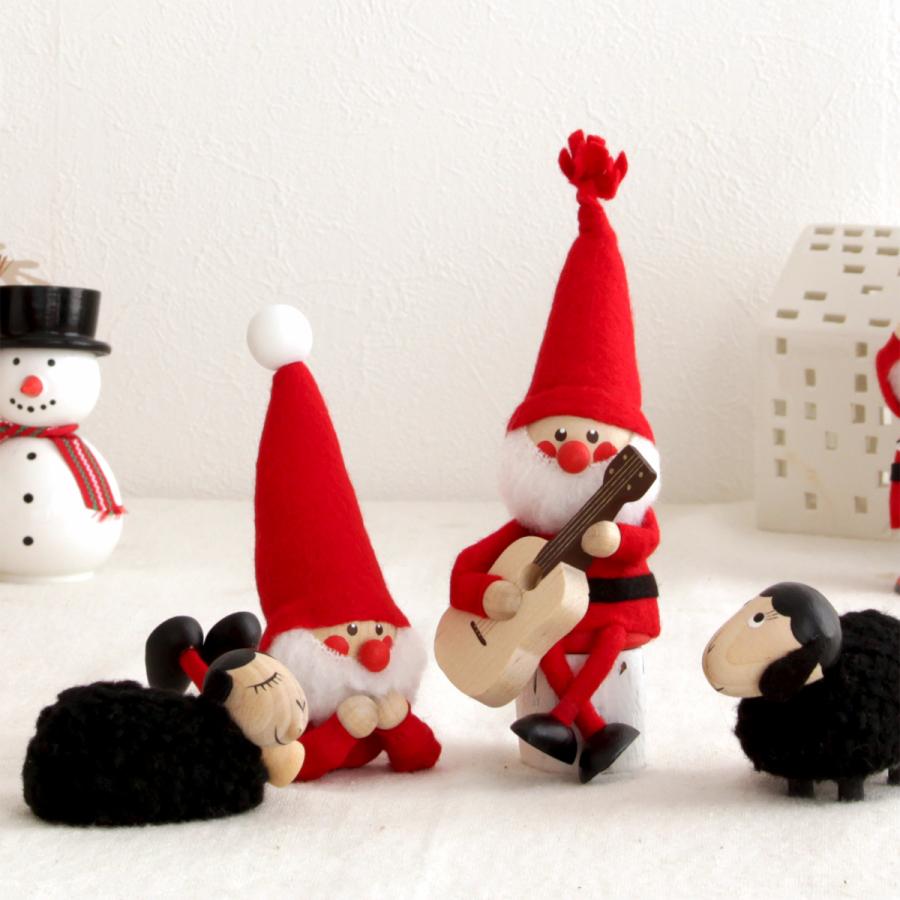 今季完売】ノルディカニッセ 寝転がるサンタ フェルトシリーズ 赤