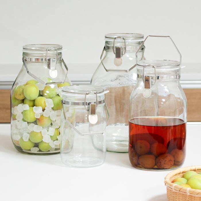 セラーメイト ＼3/8はポイント10倍／ セラーメイト 取手付密封びん 2L