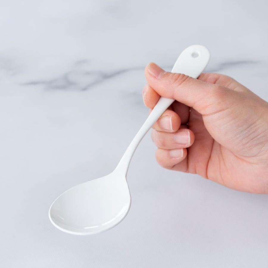 サラダスプーン サラダサーバー 琺瑯 ホーロー カトラリー Blanc