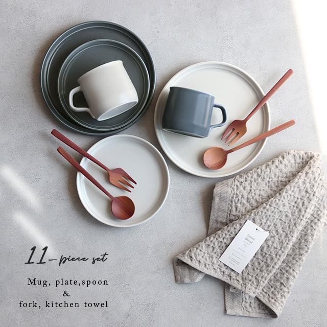 KINTO キントー FOG マグ＆プレート＋ナチュレカトラリー スプーン